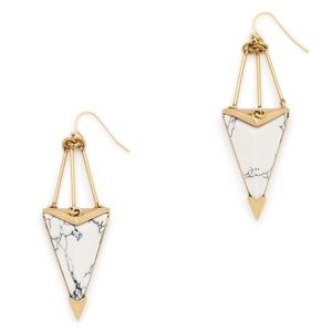 Lulu Frost x J.Crew Howlite Dagger Earrings